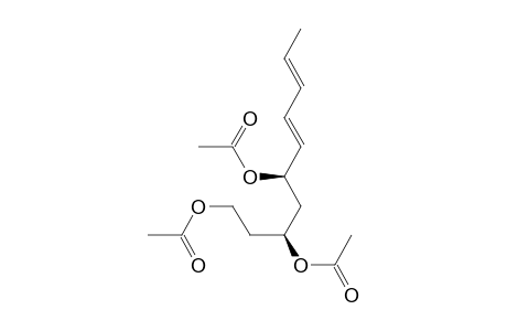 (3S,5R,6E,8E)-DECA-6,8-DIEN-1,3,5-TRIYL-TRIACETATE