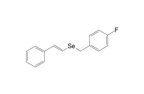 (E)-(4-Fluorobenzyl)(styryl)selane