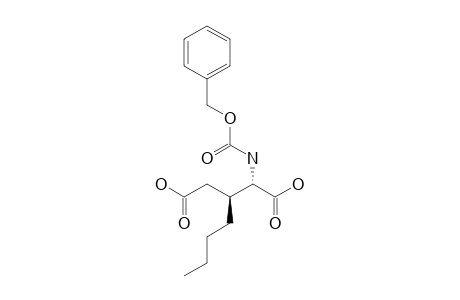 (2S,3S)-2-(Benzyloxycarbonyl)-3-butylglutamic acid