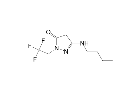 3-(butylamino)-1-(2,2,2-trifluoroethyl)-2-pyrazolin-5-one