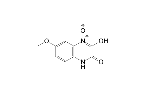 3-hydroxy-6-methoxy-2(1H)-quinoxalinone, 4-oxide