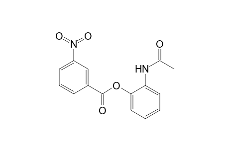 3-Nitrobenzoic acid (2-acetamidophenyl) ester