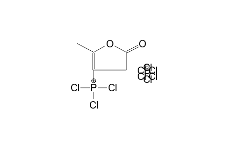 TRICHLORO(5-METHYL-2(3H)-FURANON-4-YL)PHOSPHONIUM HEXACHLOROPHOSPHORATE