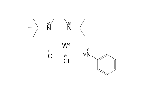 tungsten(VI) (Z)-ethene-1,2-diylbis(tert-butylamide) dichloride phenylnitride