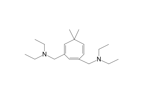1,3,5-Cycloheptatriene, 2,4-bis(diethylaminomethyl)-7,7-dimethyl-