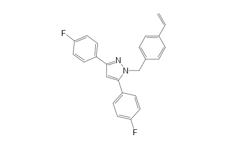 3,5-bis(4-fluorophenyl)-1-(4-vinylbenzyl)-1H-pyrazole