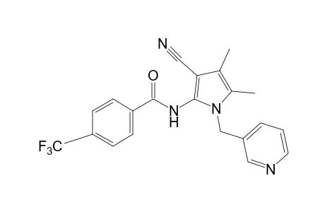 N-{3-cyano-4,5-dimethyl-1-[(3-pyridyl)methyl]pyrrol-2-yl}-alpha,alpha,alpha-trifluoro-p-toluamide