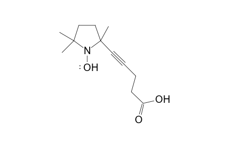 2,5,5-Trimethyl-2-[4-(carboxybut-1-ynyl)]pyrrolidin-1-yloxyl radical