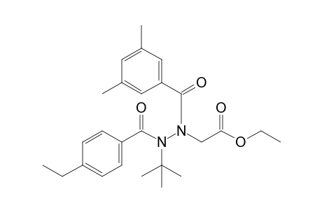 2-[[tert-butyl-(4-ethylbenzoyl)amino]-(3,5-dimethylbenzoyl)amino]acetic acid ethyl ester