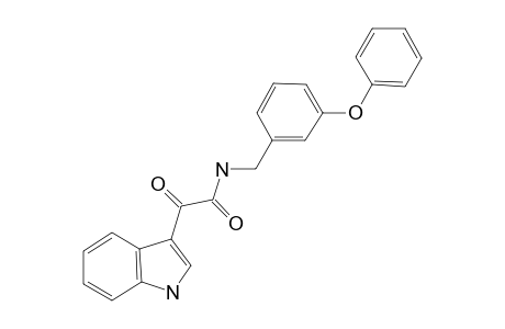 Acetamide, 2-(1H-indol-3-yl)-2-oxo-N-(3-phenoxybenzyl)-