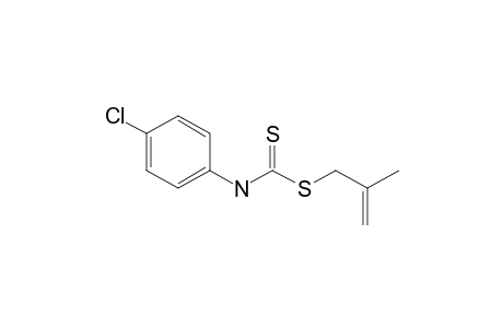 2-Methylallyl N-(4-chlorophenyl)dithiocarbamate