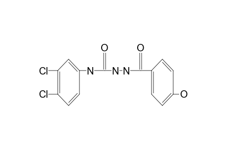 4-(3,4-dichlorophenyl)-1-(p-hydroxybenzoyl)semicarbazide