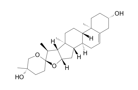 (25R)-ISONUATIGENIN;(25R)-3-BETA,25-DIHYDROXY-SPIROSTAN-5-ENE