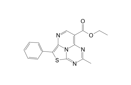 1-Thia-3,6,8,8b-tetraazaacenaphthylene-6-carboxylic acid, 7-methyl-2-phenyl-, ethyl ester
