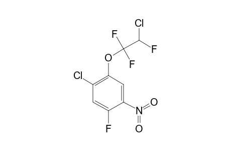 2-(2-CHLORO-1,1,2-TRIFLUOROETHOXY)-5-FLUORO-4-NITROCHLOROBENZENE