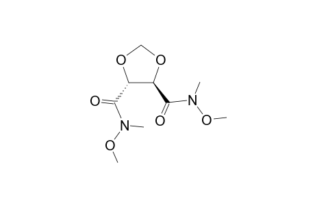 (R,R)-N,N'-Dimethoxy-N,N'-dimethyl-1,3-dioxolane-4,5-dicarboxamide