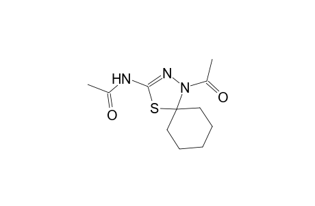 N-(1-acetyl-4-thia-1,2-diazaspiro[4.5]dec-2-en-3-yl)acetamide