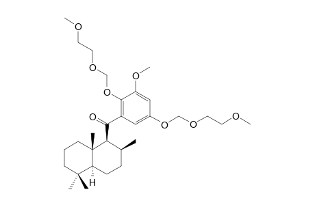 (-)-11-[3'-METHOXY-2',5'-BIS-[(2''-METHOXYETHOXY)-METHOXY]-PHENYL]-DRIMAN-11-ONE