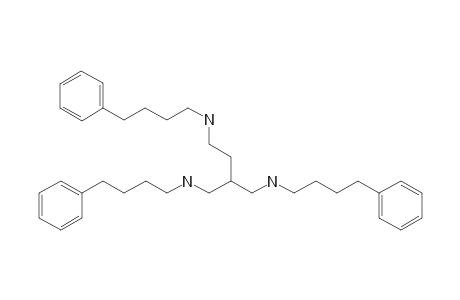 N,N'-bis(4''-Phenylbutyl)-2-[(4'-phenylbutyl)aminomethyl]butane-1,4-diamine