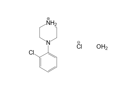 1-(o-chlorophenyl)piperazine, hydrochloride, hydrate