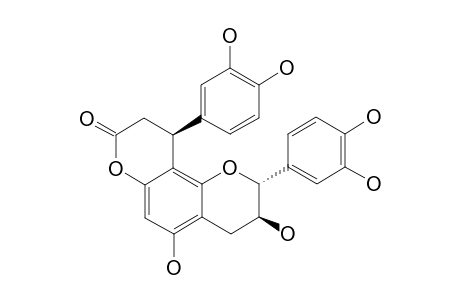 (2R,3S,10S)-2,10-bis(3,4-dihydroxyphenyl)-3,5-dihydroxy-3,4,9,10-tetrahydro-2H-pyrano[6,5-h]chromen-8-one