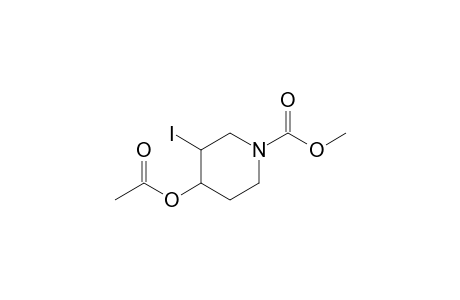 Methyl 4-(acetyloxy)-3-iodopiperidine-1-carboxylate