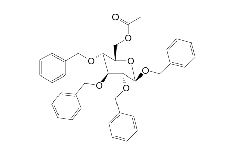 Benzyl 6-acetyl-2,3,4-o-tribenzyl-.beta.-D-glucopyranoside