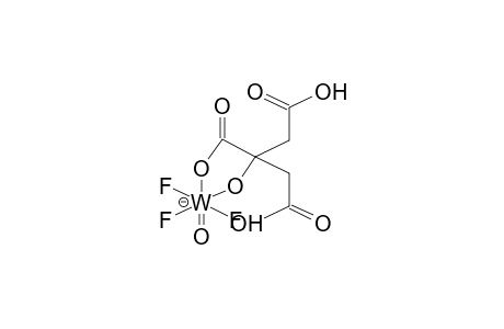 TRIFLUORO(1,2-DICARBOXY-1-CARBOXYMETHYLETHOXY)OXOTUNGSTENATE ANION