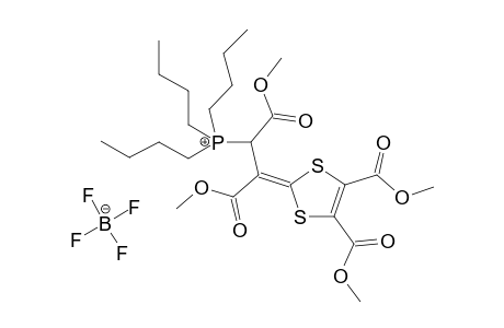 Dimethyl 2-[1,4-Bis(methoxycarbonyl)-2-(n-tributylphosphoranyl)but-3-ylidene]dithiole-4,5-dicarboxylate (phosphonium tetrafluoroborate)