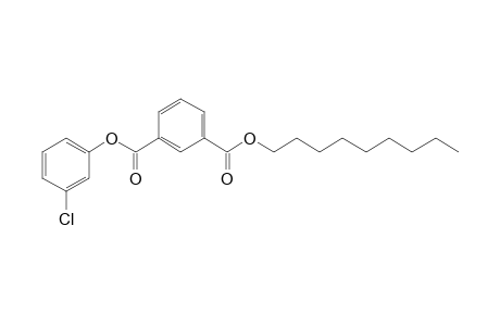 Isophthalic acid, 3-chlorophenyl nonyl ester