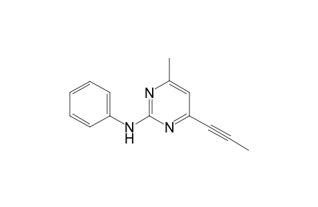 (4-methyl-6-prop-1-ynyl-pyrimidin-2-yl)-phenyl-amine