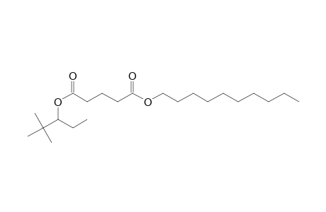 Glutaric acid, decyl 2,2-dimethylpent-3-yl ester