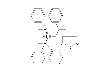 Iron, (.eta.5-2,4-cyclopentadien-1-yl)[1,2-ethanediylbis[diphenylphosphine]-P,P'](2-methylpropyl)-