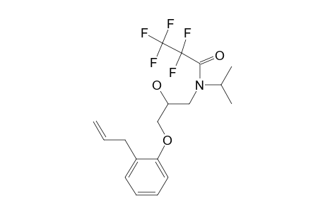 Alprenolol, N- pentafluoropropionyl-