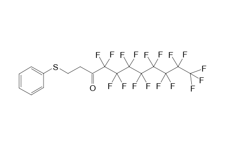 1-(2-Phenylthioethyl)perfluoronanone