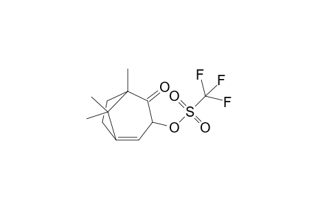 1,8,8-Trimethyl-2-oxobicyclo[3.2.1]oct-4-en-3-yl triflate