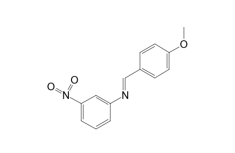 N-(p-methoxybenzylidene)-m-nitroaniline