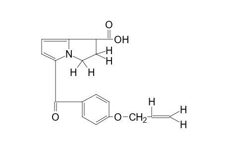 5-[p-(allyloxy)benzoyl]-2,3-dihydro-1H-pyrrolizine-1-carboxylic