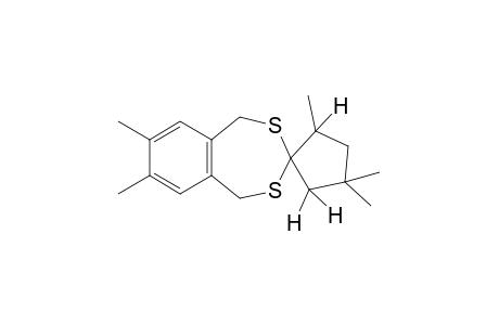 1,5-dihydro-2',4',4',7,8-pentamethylspiro[2,4-benzodithiepin-3,1'-cyclopentane