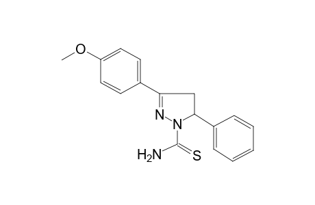 3-(4-Methoxyphenyl)-5-phenyl-2-pyrazoline-1-carbothioamide