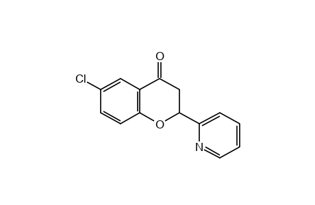 6-CHLORO-2-(2-PYRIDYL)-4-CHROMANONE