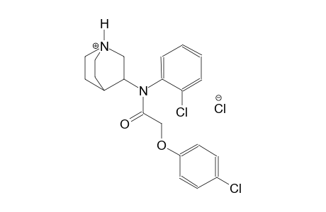 3-{2-chloro[(4-chlorophenoxy)acetyl]anilino}-1-azoniabicyclo[2.2.2]octane chloride