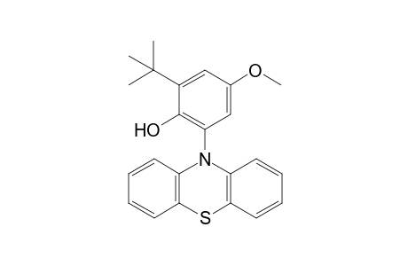 2-(tert-Butyl)-4-methoxy-6-(10H-phenothiazin-10-yl)phenol