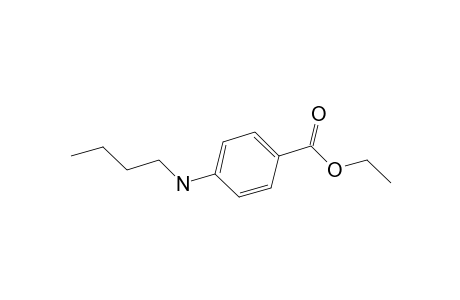 p-(butylamino)benzoic acid, ethyl ester