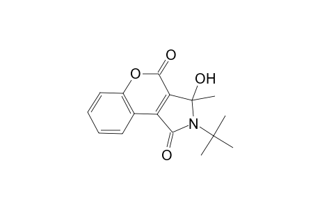 2-Tert-Butyl-3-hydroxy-3-methyl-2,3-dihydrochromeno[3,4-c]pyrrole-1,4-dione