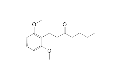1-(2,6-dimethoxyphenyl)heptan-3-one