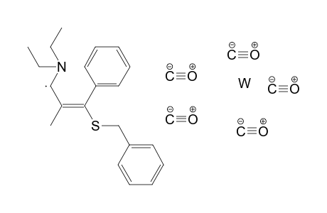 [(E)-3-(BENZYLTHIO)-1-(DIETHYLAMINO)-2-METHYL-3-PHENYL-2-PROPENYLIDENE]-PENTACARBONYLTUNGSTEN