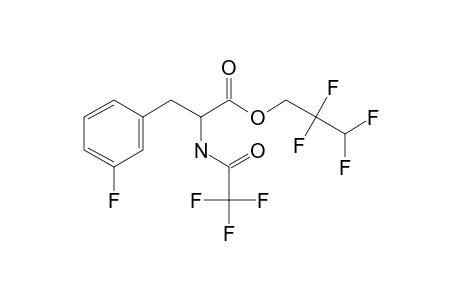 m-Fluoro-dl-phenylalanine, N-trifluoroacetyl-, 2,2,3,3-tetrafluoro-1-propyl ester