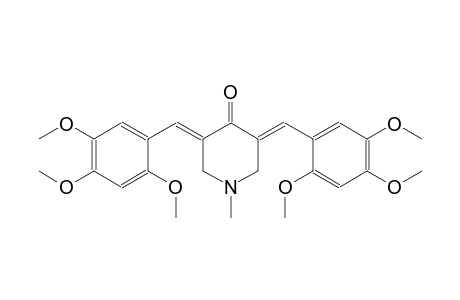 (3E,5E)-1-methyl-3,5-bis(2,4,5-trimethoxybenzylidene)-4-piperidinone