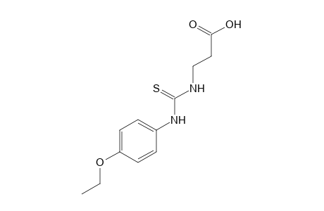 3-[3-(p-ethoxyphenyl)-2-thioureido]propionic acid